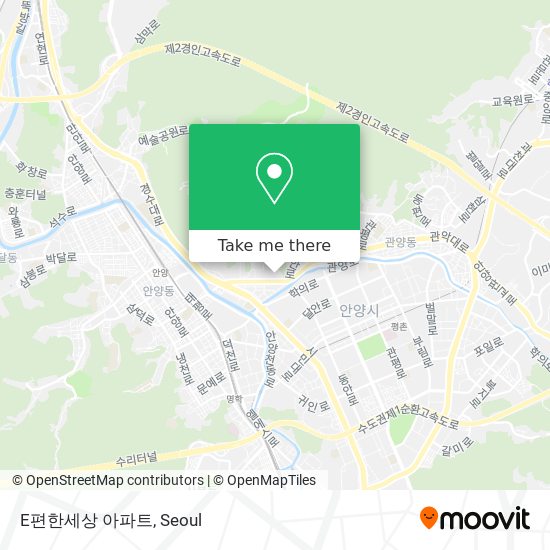 E편한세상 아파트 map