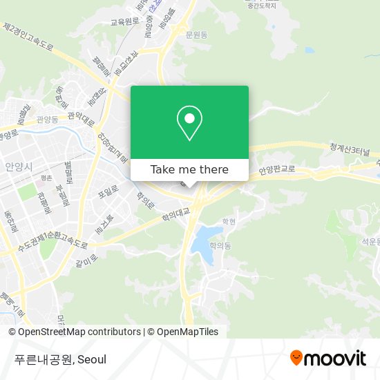 푸른내공원 map