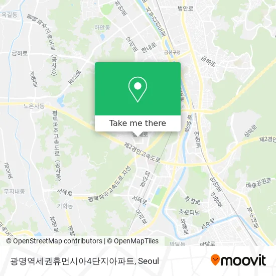 광명역세권휴먼시아4단지아파트 map