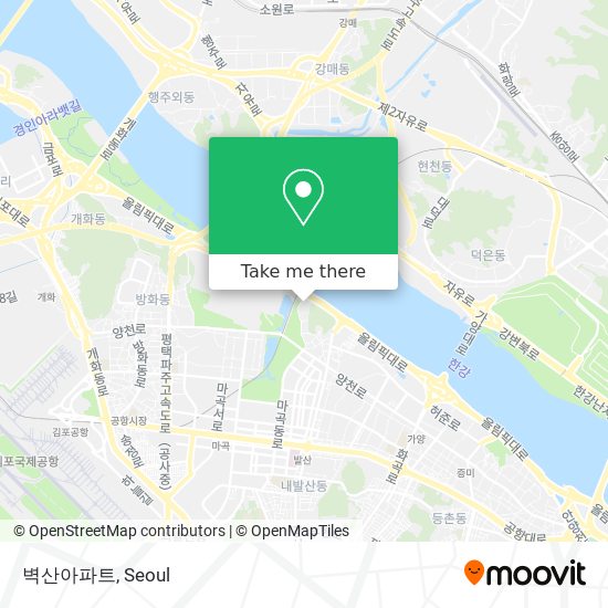 벽산아파트 map