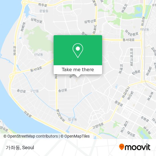 가좌동 map
