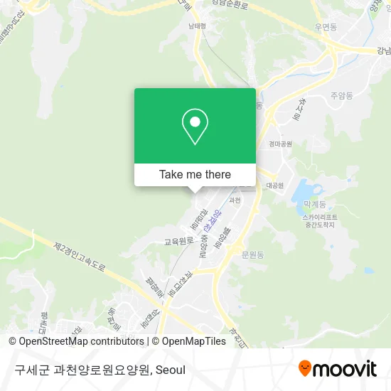 구세군 과천양로원요양원 map