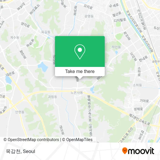 목감천 map