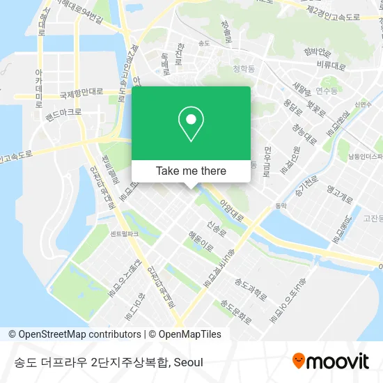 송도 더프라우 2단지주상복합 map