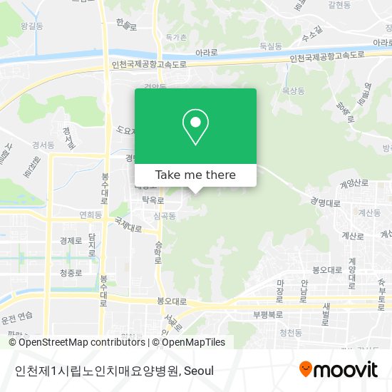 인천제1시립노인치매요양병원 map