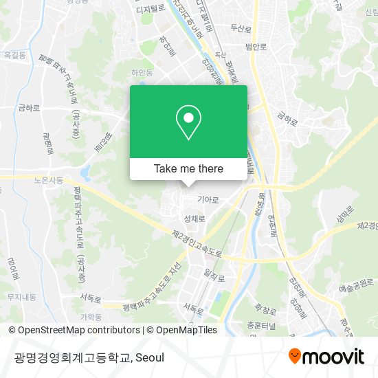 광명경영회계고등학교 map