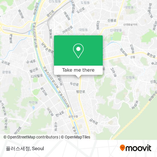 플러스세정 map