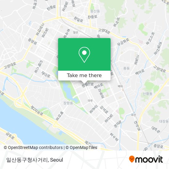 일산동구청사거리 map