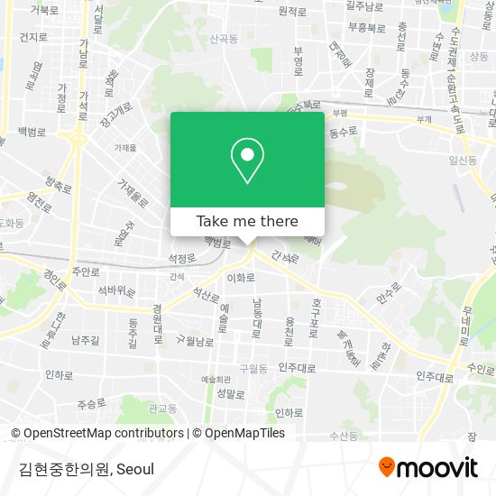 김현중한의원 map