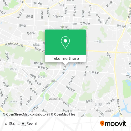 아주아파트 map