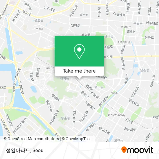 성일아파트 map