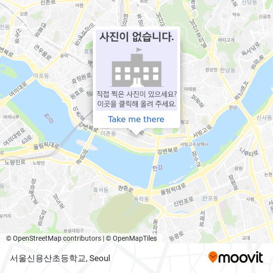 서울신용산초등학교 map