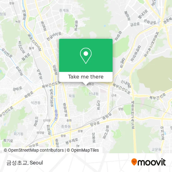 금성초교 map