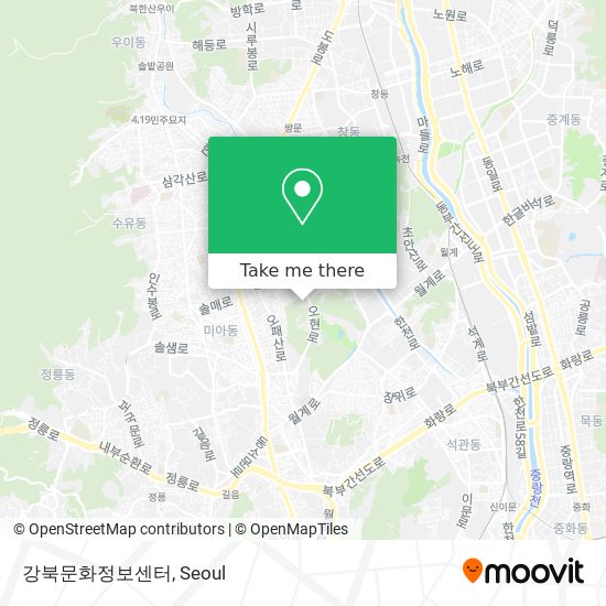 강북문화정보센터 map