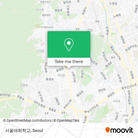 서울애화학교 map