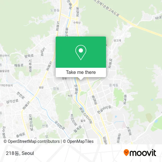 218동 map