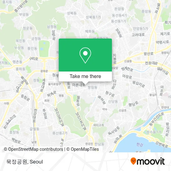 묵정공원 map