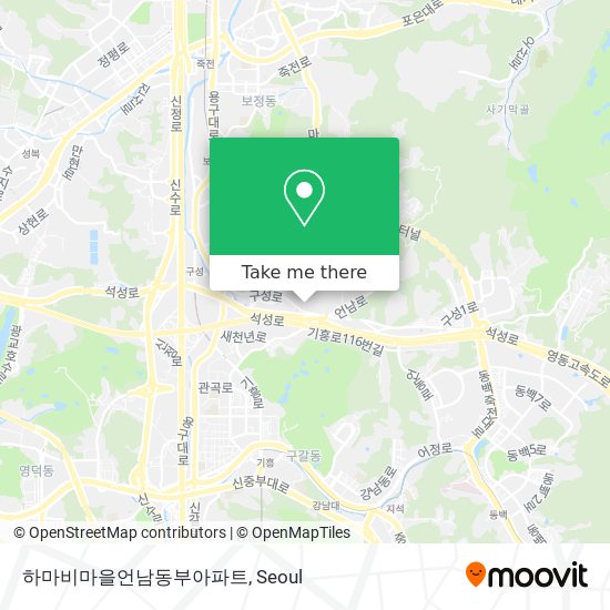 하마비마을언남동부아파트 map