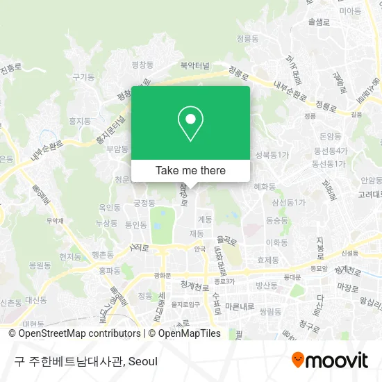 구 주한베트남대사관 map