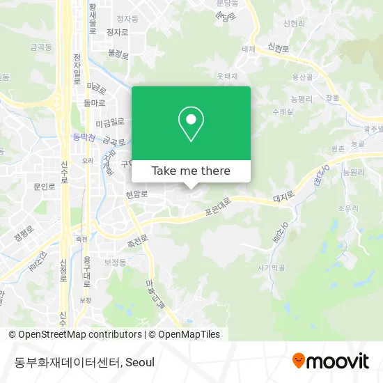 동부화재데이터센터 map