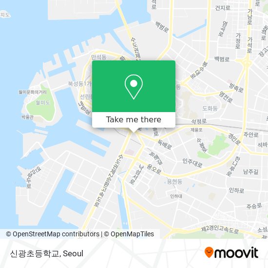 신광초등학교 map