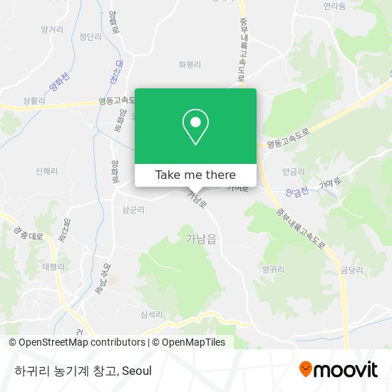 하귀리 농기계 창고 map