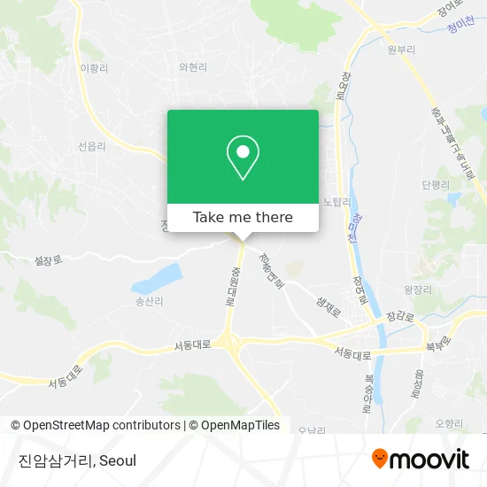 진암삼거리 map