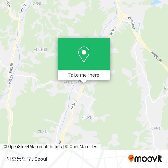 외오동입구 map
