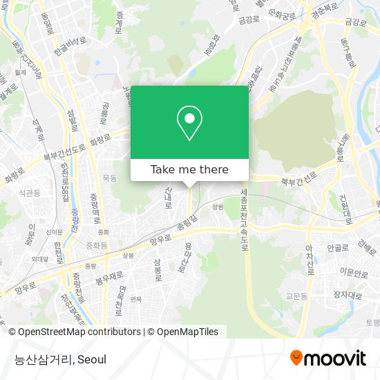 능산삼거리 map