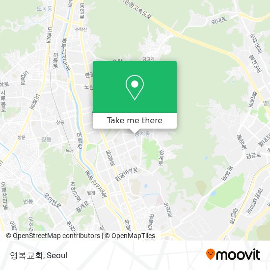 영복교회 map