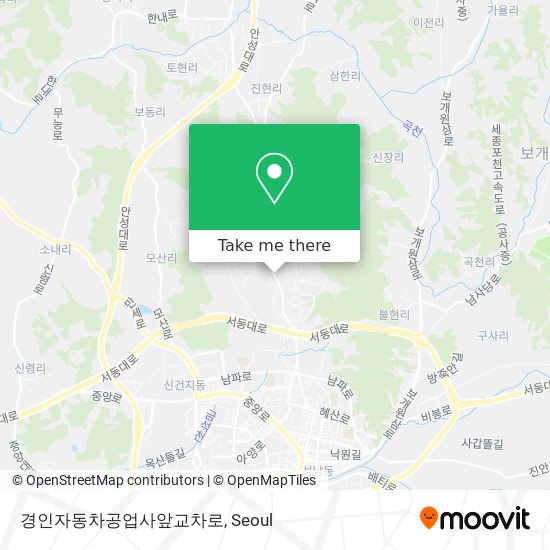 경인자동차공업사앞교차로 map