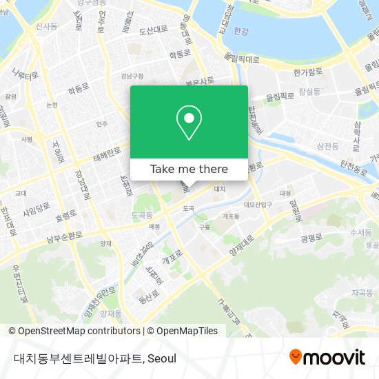 대치동부센트레빌아파트 map