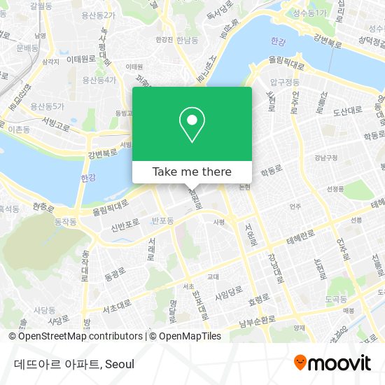 데뜨아르 아파트 map