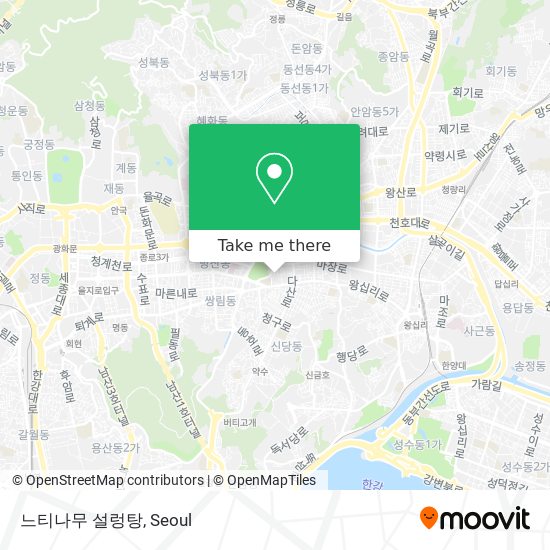 느티나무 설렁탕 map