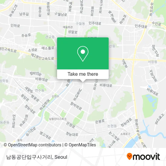 남동공단입구사거리 map