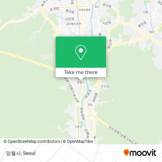 망월사 map