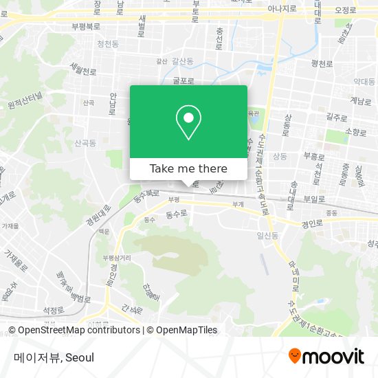 메이저뷰 map