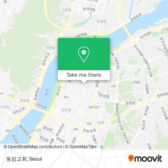 동암교회 map