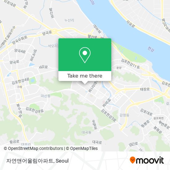 자연앤어울림아파트 map