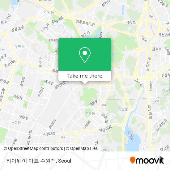 하이웨이 마트 수원점 map