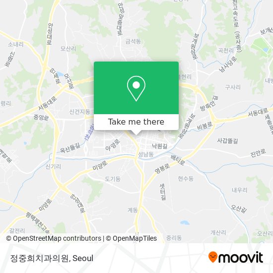 정중희치과의원 map