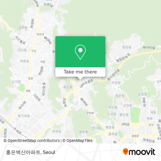 홍은벽산아파트 map