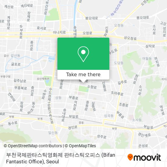 부천국제판타스틱영화제 판타스틱오피스 (Bifan Fantastic Office) map