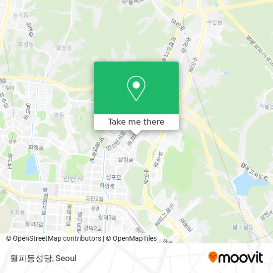 월피동성당 map
