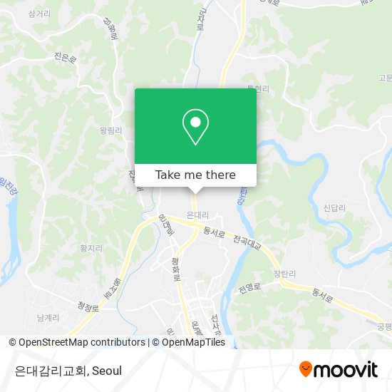 은대감리교회 map