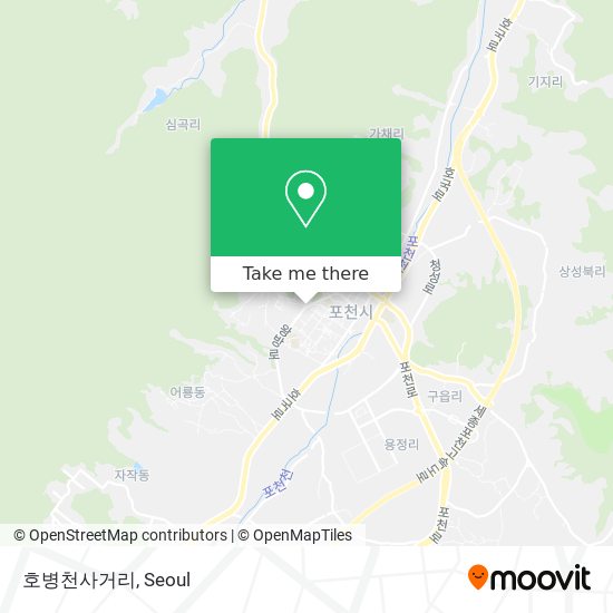 호병천사거리 map