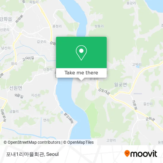 포내1리마을회관 map