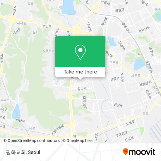 평화교회 map