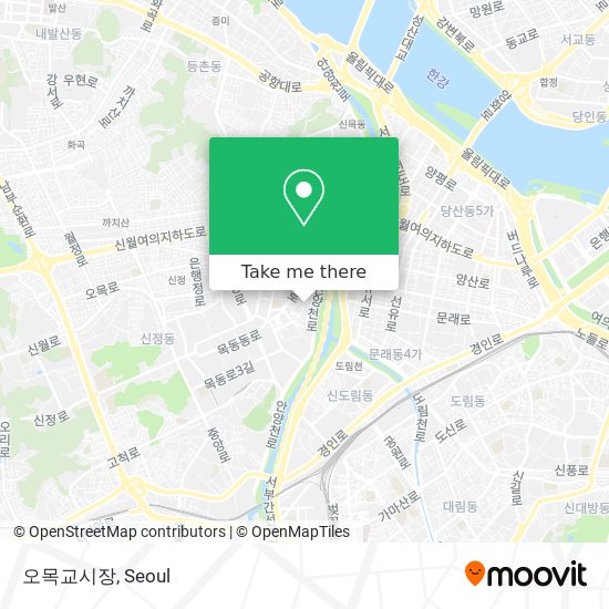 오목교시장 map