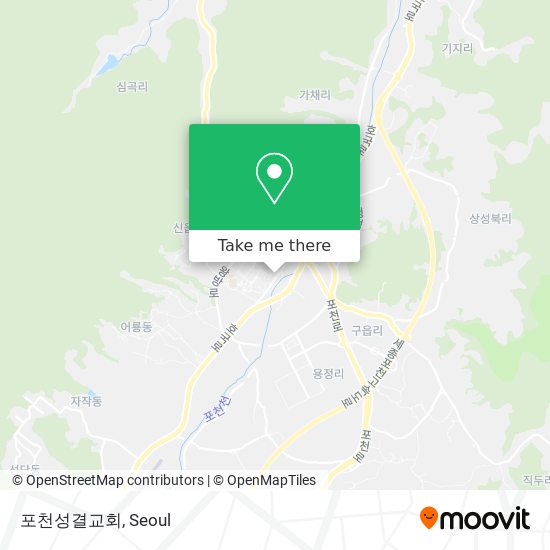 포천성결교회 map
